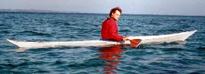 Volker Born with current kayak